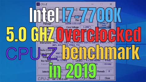 i7 7700k cpu benchmark.